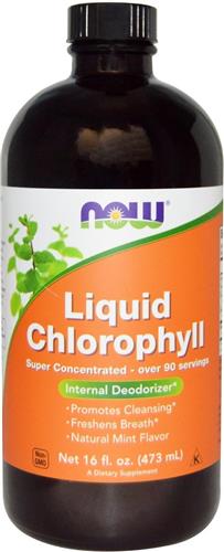 Now Foods, Liquid Chlorophyll, Mint Flavor, 16 fl oz (473 ml)