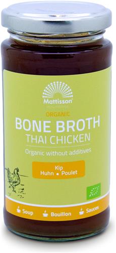 Mattisson - Biologische Thai Chicken Bone Broth - 240 ml