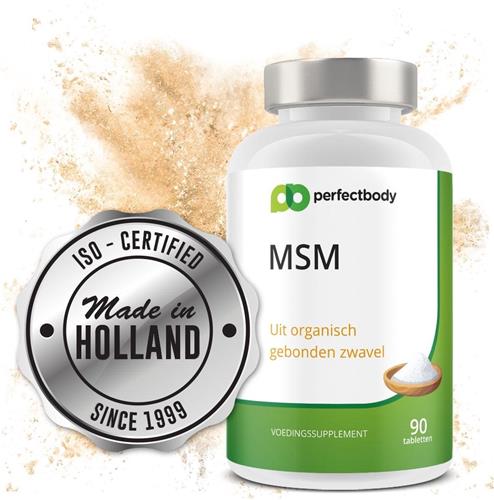 MSM Tabletten - 90 Tabletten - PerfectBody.nl
