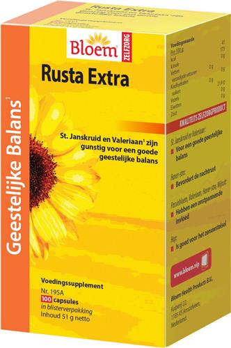 Bloem Rusta Forte - 100 capsules - Voedingssupplement