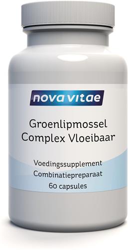 Nova Vitae - Groenlipmossel Complex Vloeibaar - Vloeibare Groenlipmossel - (60 softgel capsules)