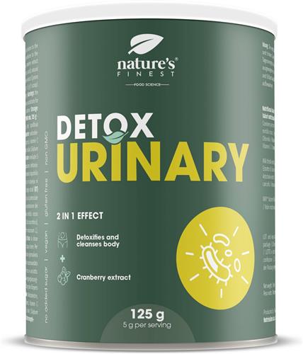 Nature's Finest Detox Urinary | 2-in-1 detox-formule die helpt om het lichaam te reinigen en de eliminatie van toxines te verbeteren