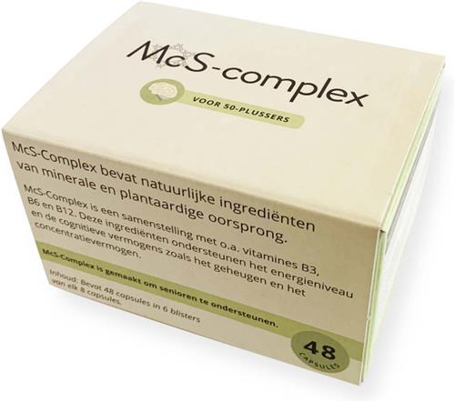 McS-complex is gemaakt voor de ondersteuning van de cognitieve vermogens. Let op de staffelkorting tot 25%
