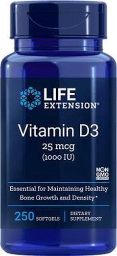 Vitamin D3 - 1000 IU (90 gelcapsules) - Life Extension