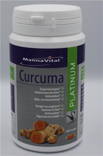 Mannavital - CURCUMA PLATINUM 180 V caps