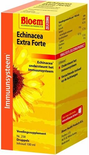 Bloem Echinacea Extra Forte Druppels - 100 ml - Voedingssupplement