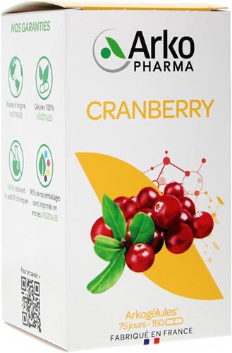Arkopharma Arkogélules Cranberry 150 Gélules