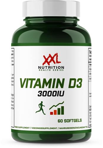 Vitamine D3 3000IU 60 gelcaps