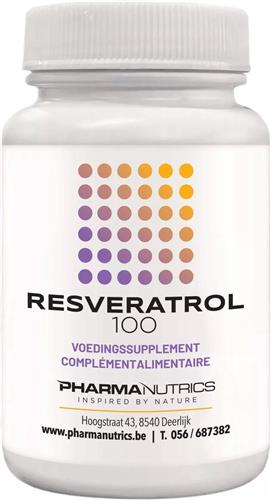 RESVERATROL FORTE 60 V-CAPS PHARMANUTRICS // HUID // BLOEDSOMLOOP // ANTI-OXIDANT