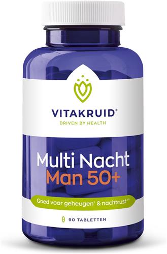 Vitakruid - Multi nacht man 50+ - 90 Tabletten