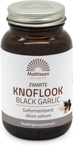 Mattisson - Zwarte Knoflook Capsules ABG10+ - 250mg - Aged Black Garlic - Gefermenteerde Knoflook - Voedingssupplement - Antioxidant - 60 Capsules