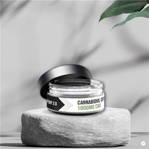 Dutch Hemp CBD kristallen/isolaat - 1000 mg/1 gram - cannabidiol