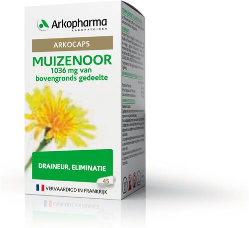 Arkopharma – Muizenoor voor het Drainerende Werking en Eliminatiefuncties van het Lichaam - 45 Capsules 4 per Dag