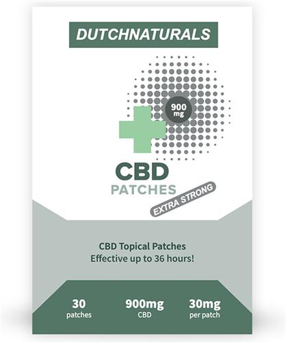 CBD pleisters STRONG 30 stuks - 30mg CBD per pleister - Dutch Naturals