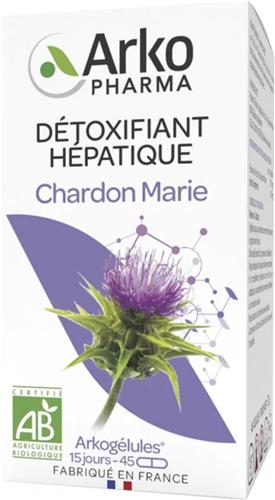 Arkopharma Arkogélules Chardon Marie Bio 45 Gélules