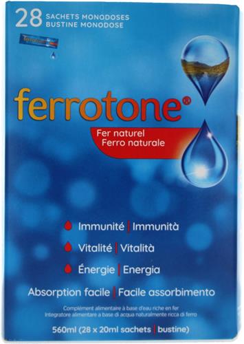 Ferrotone Natuurlijk Ijzer 28 Zakjes