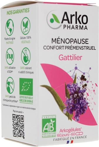Arkopharma Arkogélules Gattilier Bio 60 Gélules