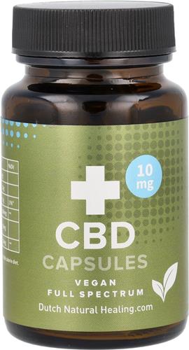 Dutch Natural Healing - CBD Capsules 10MG - 60 stuks - 100% Vegan & Full spectrum