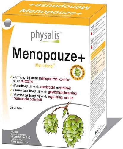 Physalis Supplementen Menopauze+ Tabletten 30Tabletten