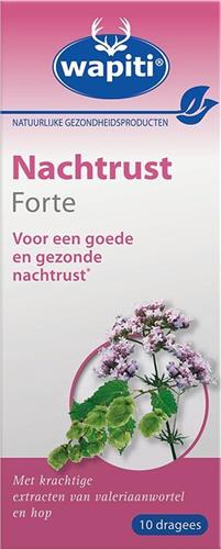 Wapiti Nachtrust Forte 10 dragees