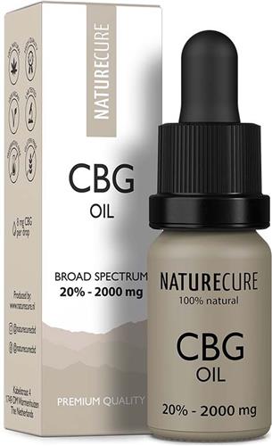 Nature Cure CBG-olie 20% - 2000 mg- Broad Spectrum  10 ml