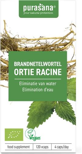Purasana Brandnetelwortel/ortie racine vegan bio (120vc)