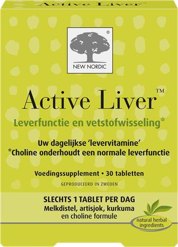 New Nordic Active Liver - Voedingssupplement - 30 tabletten