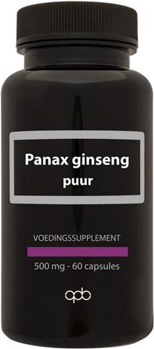Panax ginseng 500mg puur