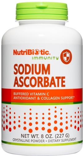 NutriBiotic - Sodium Ascorbate - Vitamine C Poeder - Ontzuurd - 227 gram