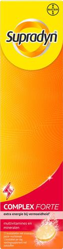 Supradyn Complex Forte multivitaminen - voor extra energie bij vermoeidheid - 15 bruistabletten