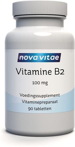 Nova Vitae - Vitamine B2 - Riboflavine - 100 mg - 90 tabletten