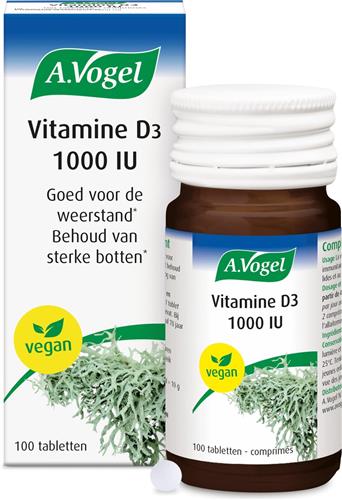 A. Vogel Vitamine D3 1000IU - 100 Tabletten