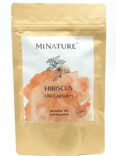 Hibiscus Capsules 180 stuks - 450mg Poeder van Hibiscus Sabdariffa, Roselle per Vega Capsule - 100% Plantaardig