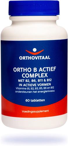 Orthovitaal Ortho Vitamine B Complex Actief 60 tabletten