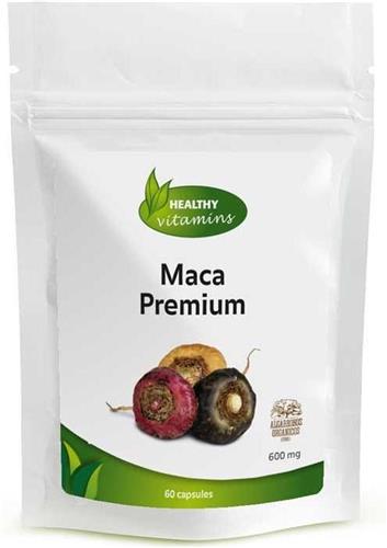 Maca Premium capsules - met Rode, Zwarte en Gele Maca poeder
