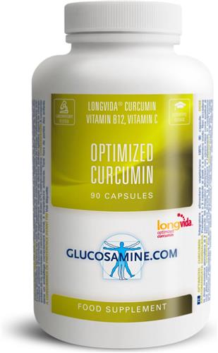 Glucosamine.com - Geoptimaliseerde Curcumine - zeer voordelige grootverpakking - 90 caps