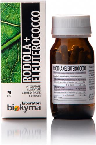 Rhodiola en Eleutherococcus voor de ondersteuning van geheugen en cognitieve functies - Gedroogd Extract Capsules Biokyma