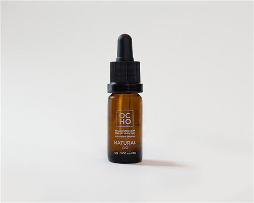 OCHO Amsterdam naturel CBD olie (10%) - Rijk aan cannabinoiden - 0.0% THC - Geproduceerd volgens GMP-richtlijnen