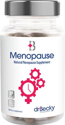 Dr. Becky | Menopause | Overgang Balans | Helpt bij een Comfortabele Overgang | Hormoonbalans voor Vrouwen | 60 Vegan Capsules