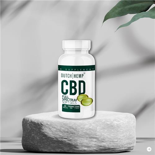 Dutch Hemp CBD-softgels - full spectrum - 25 mg