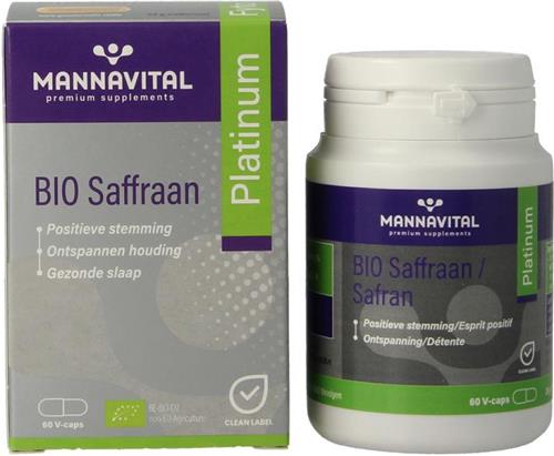 Mannavital Saffraan Platinum 60VCP