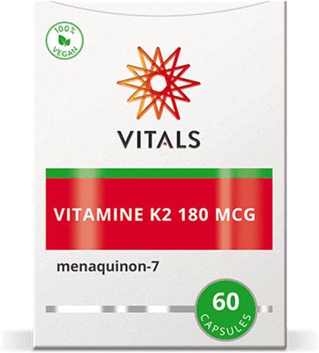 Vitals Vitamine K2 180 mcg Voedingssupplement - 60 vegicaps