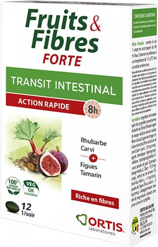 Ortis Vruchten & Vezels Forte Darmtransit 12 Tabletten