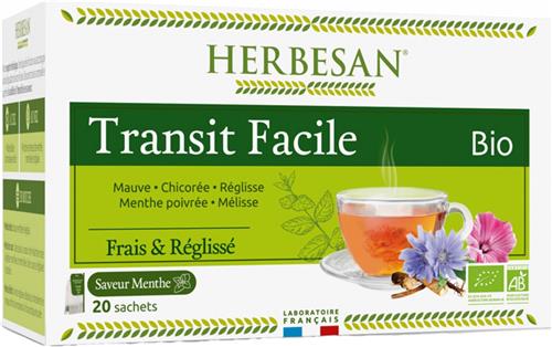 Herbesan Infusion Organic Transit Facile 20 Zakjes