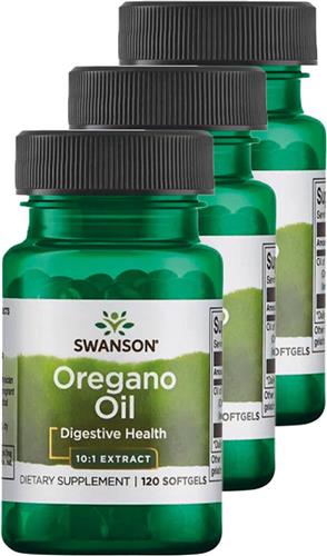Swanson | Oregano Oil | 120 Softgels | 3 stuks | 3 x 120 softgels