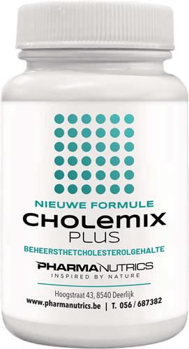 CHOLEMIX +BERBERINE 60 V-CAPS PHARMANUTRICS//SUIKERSPIEGEL REGULEREND//CHOLESTEROL//BERBERINE//RODE GISTRIJST//GROENE THEE//BERBERINE EXTRACT//KRUIDNAGEL