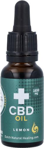 DNH - CBD olie 8% 20ml - Citroen smaak - Full Spectrum - Rijkste in terpenen - Meest gevarieerde cannabinoïden - Beste Entourage Effect