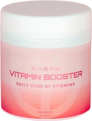 Cabau Lifestyle - Vitamin Booster - Red Fruits - 24 vitamines en mineralen - 300 gram - Perfecte aanvulling voor iedere dag - Makkelijk & snel