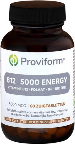 Proviform Vitamine B12 5000 mcg Energy Zuigtabletten
