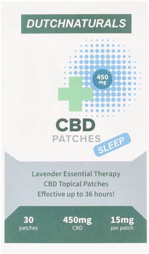 Dutch Naturals - CBD Slaap Pleisters - 30 x 15MG pleisters - voor nachtrust en slapen